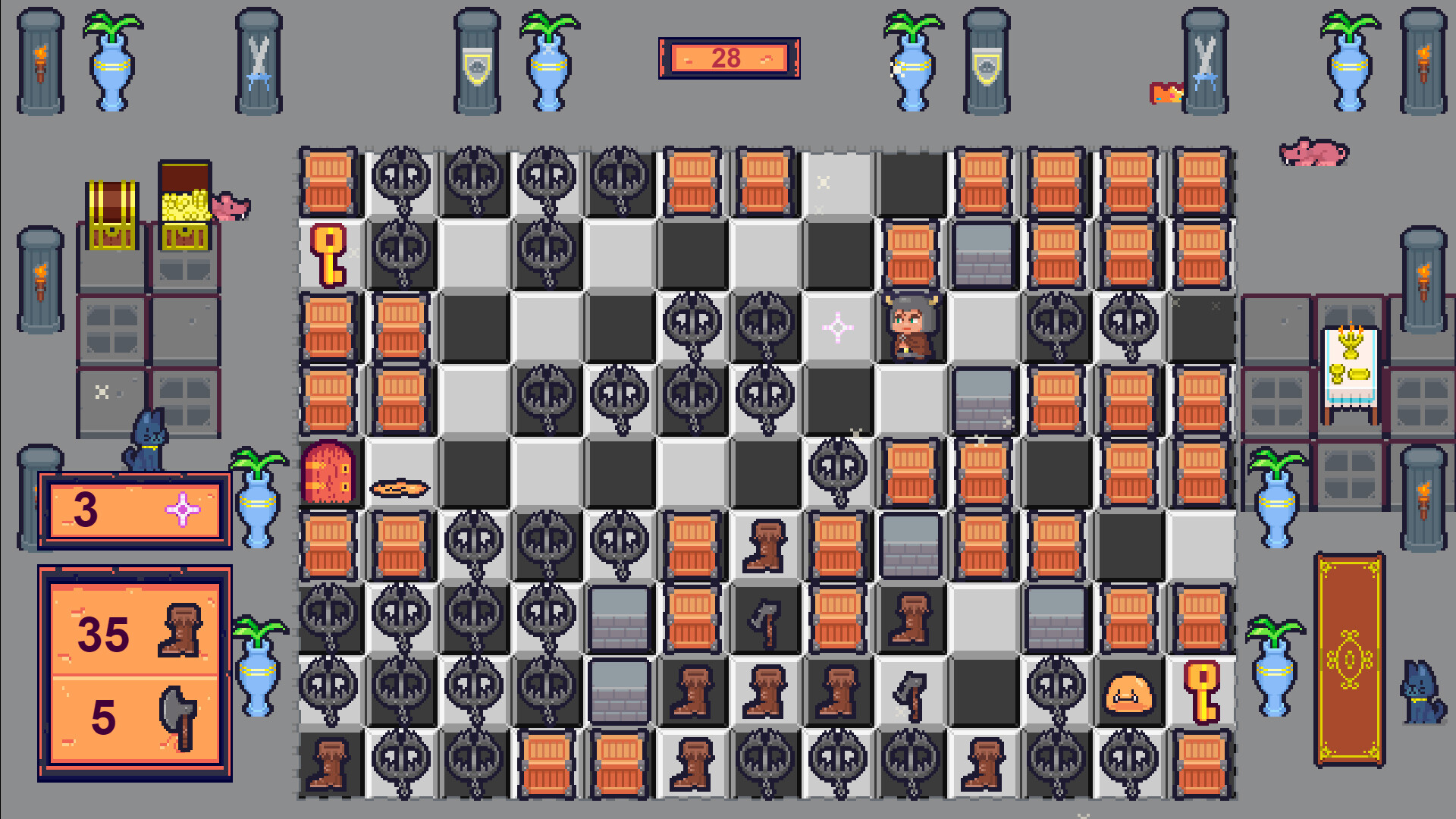 Slime Warrior Sokoban screenshot 2