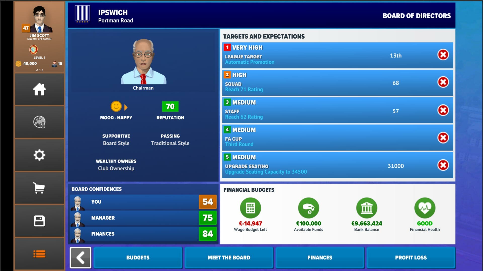 Football Club Management 2023 screenshot 2
