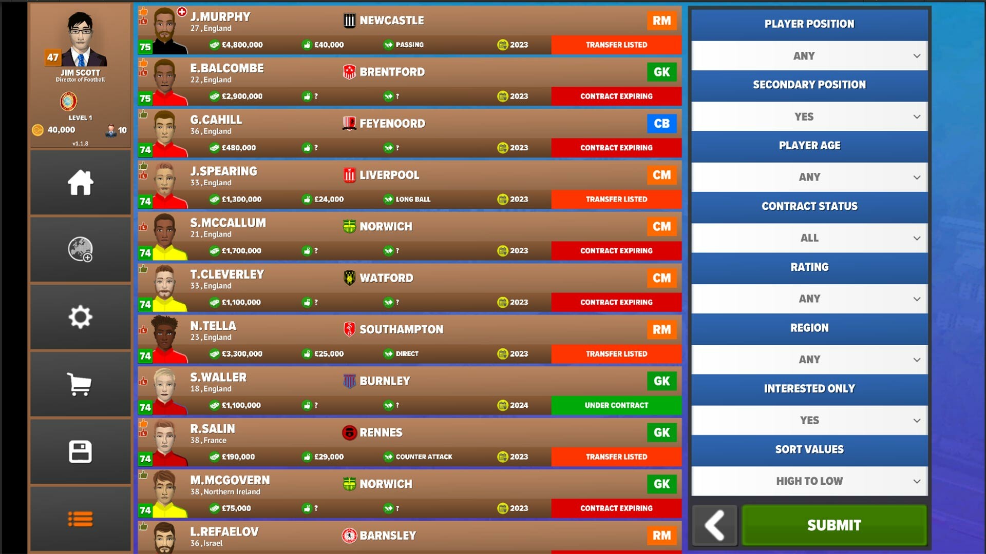 Football Club Management 2023 screenshot 7