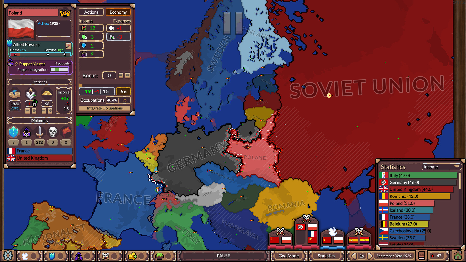 Ages of Conflict: World War Simulator screenshot 1