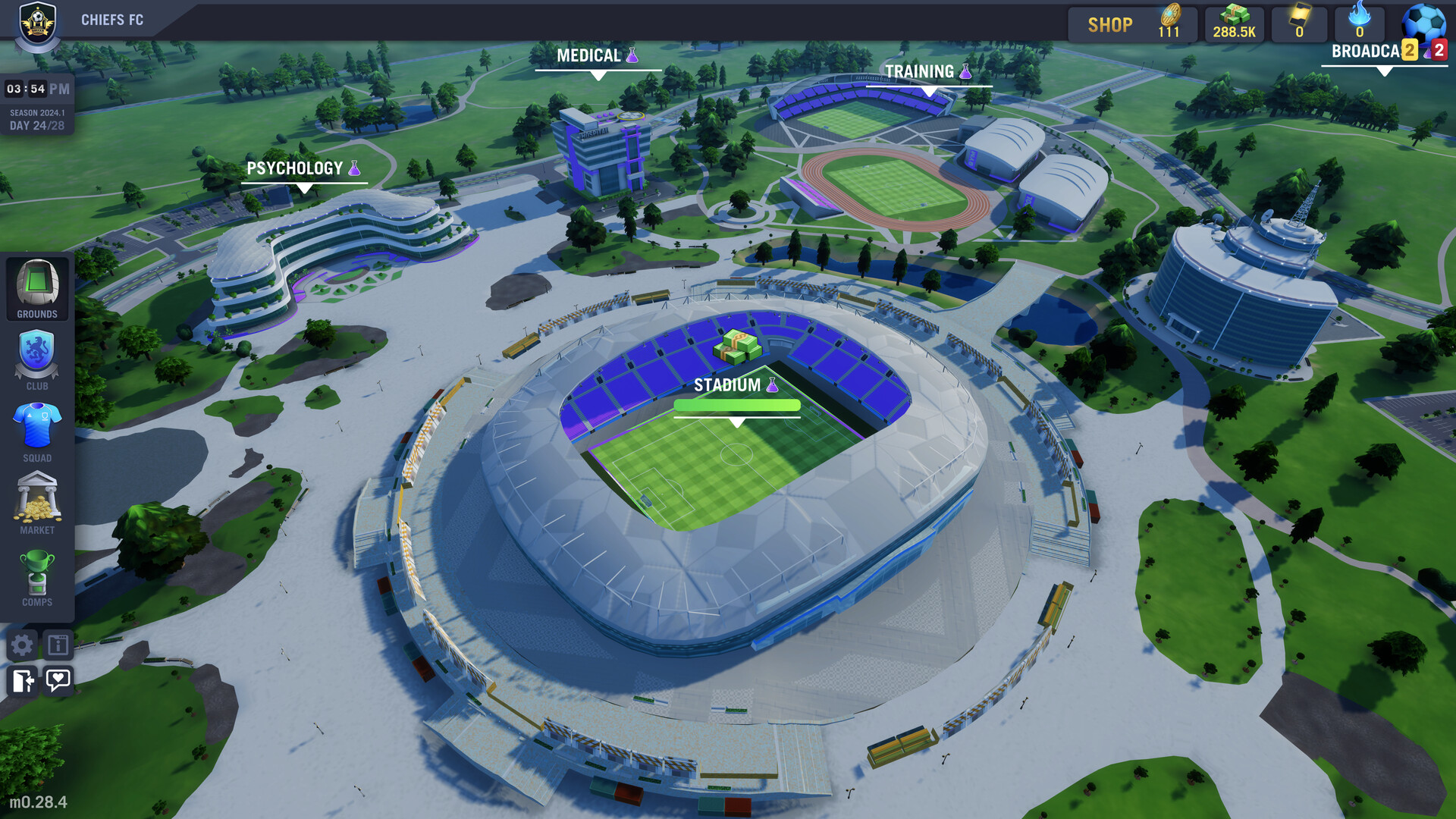 Blackout Football Manager screenshot 1