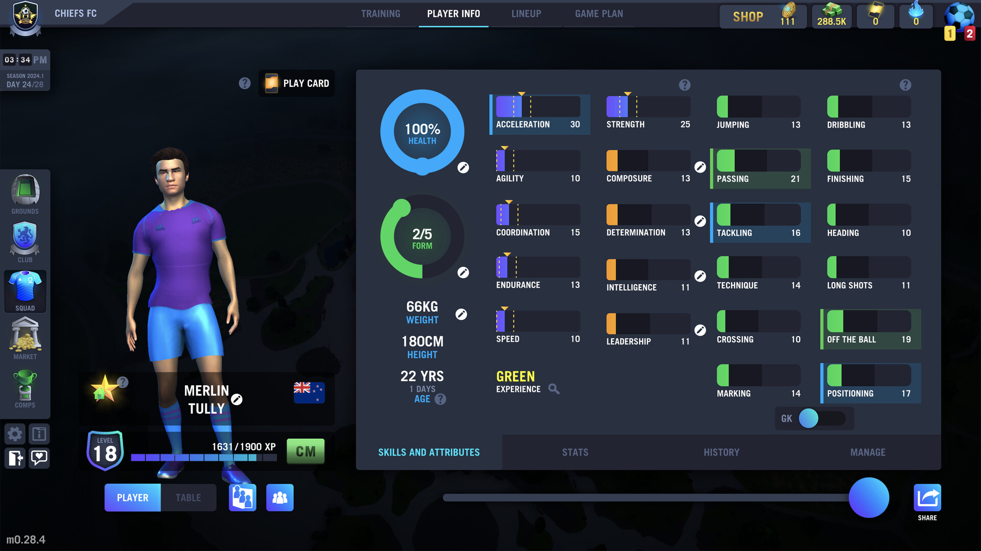 Blackout Football Manager screenshot 7