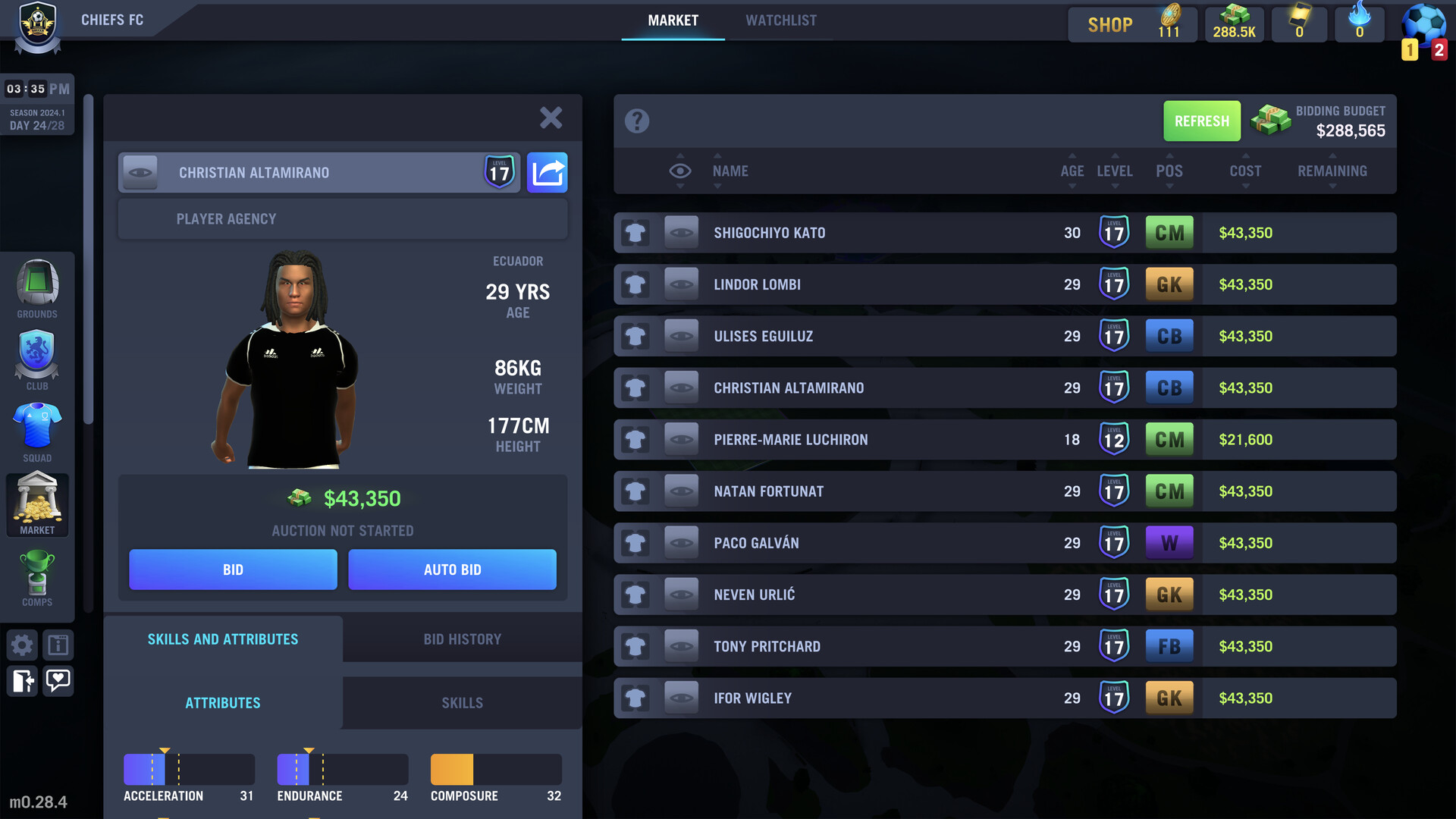 Blackout Football Manager screenshot 9