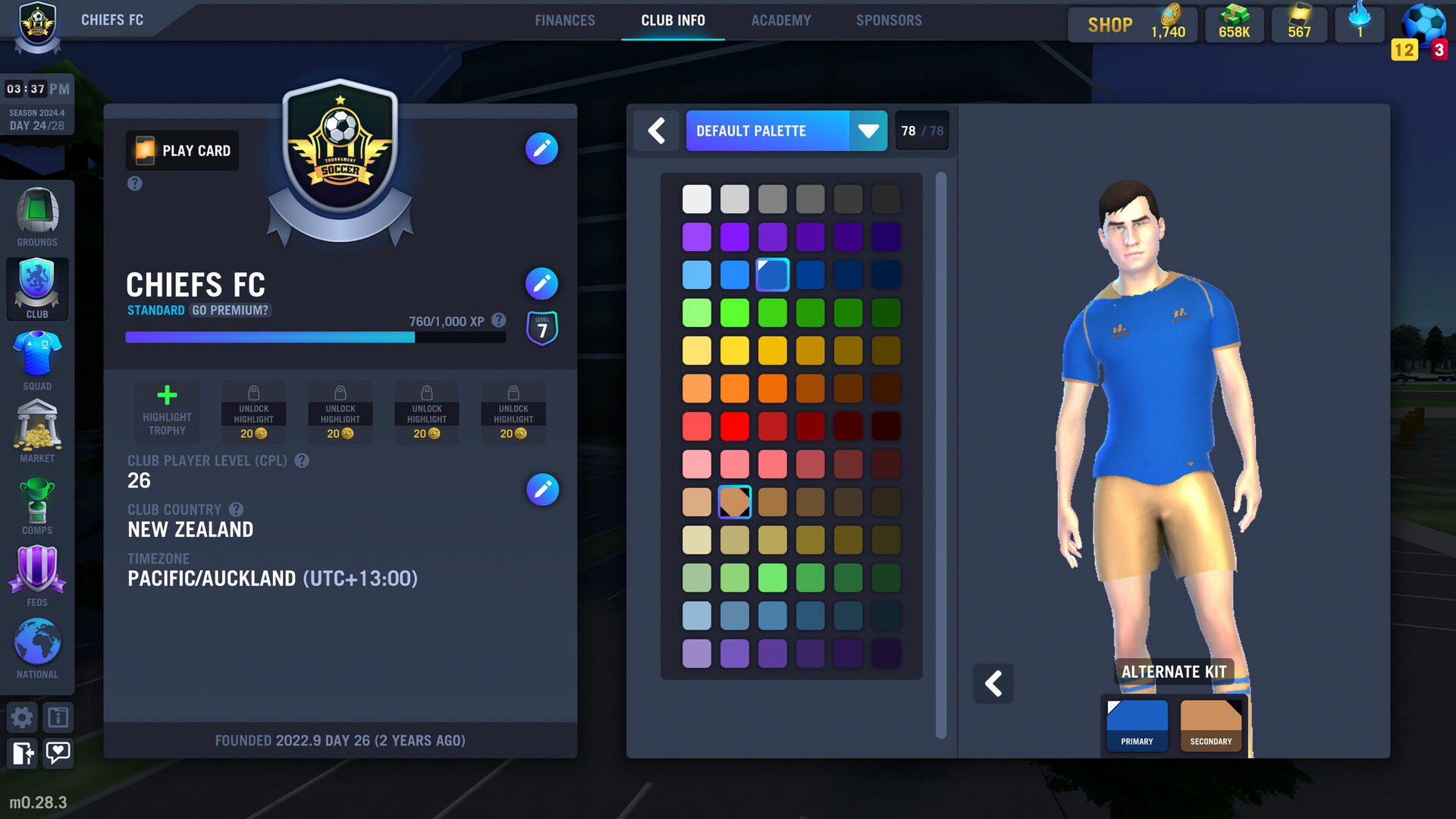 Blackout Football Manager screenshot 8