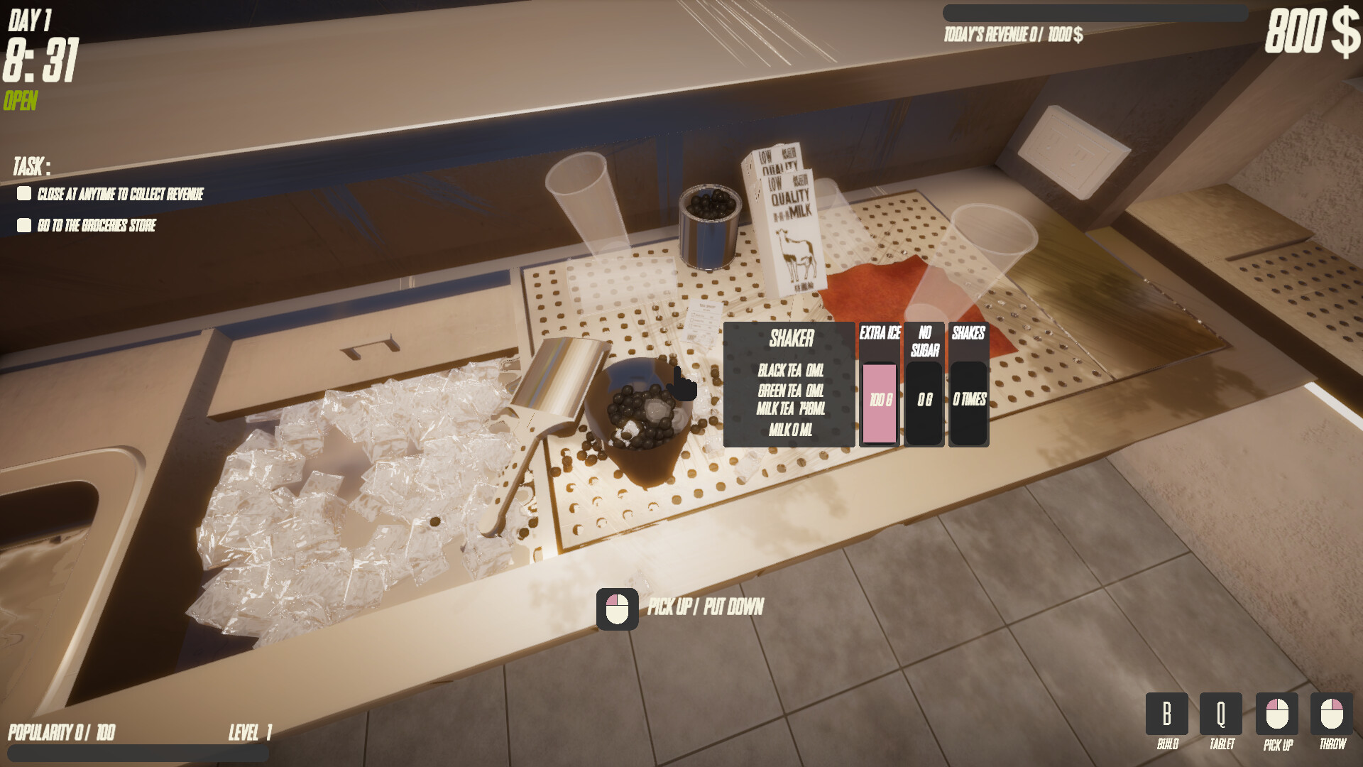 Boba Tea Shop Simulator screenshot 1