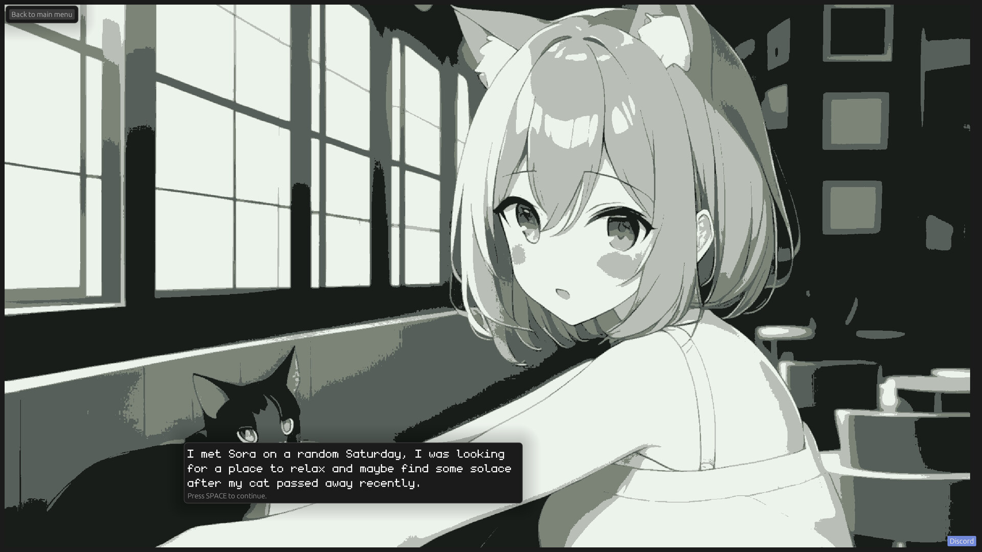 Neko Dating Sim screenshot 1