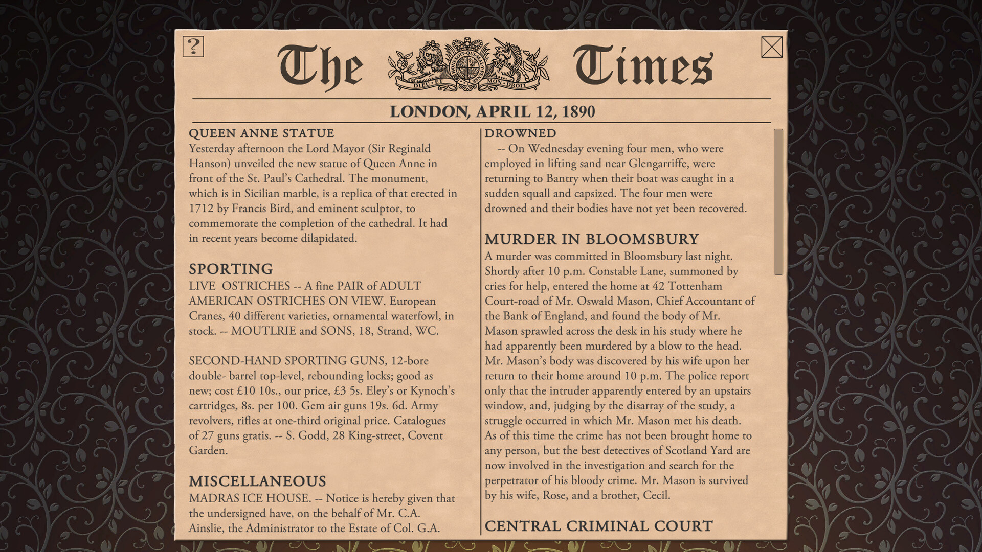 Sherlock Holmes Consulting Detective: The Case of the Banker's Final Debt screenshot 5
