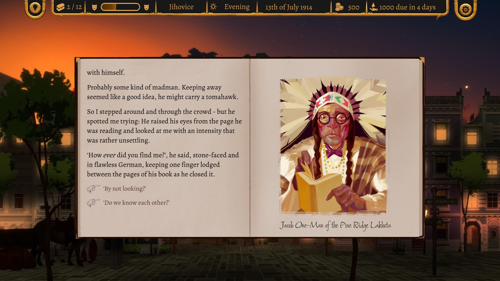 The Great Sassanelli – An Interactive Novel screenshot 4