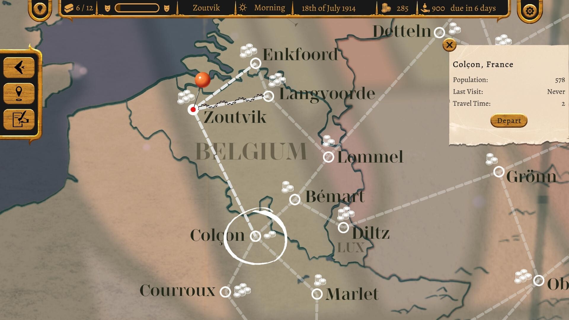 The Great Sassanelli – An Interactive Novel screenshot 3