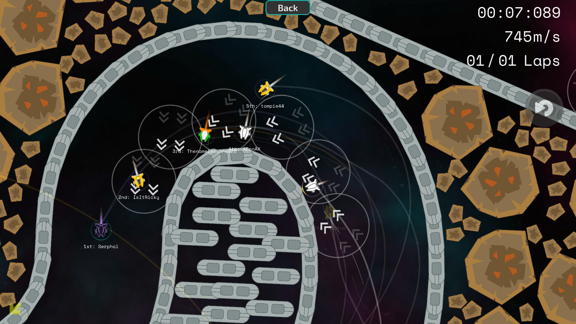 ANXRacers - Drift Space screenshot 1