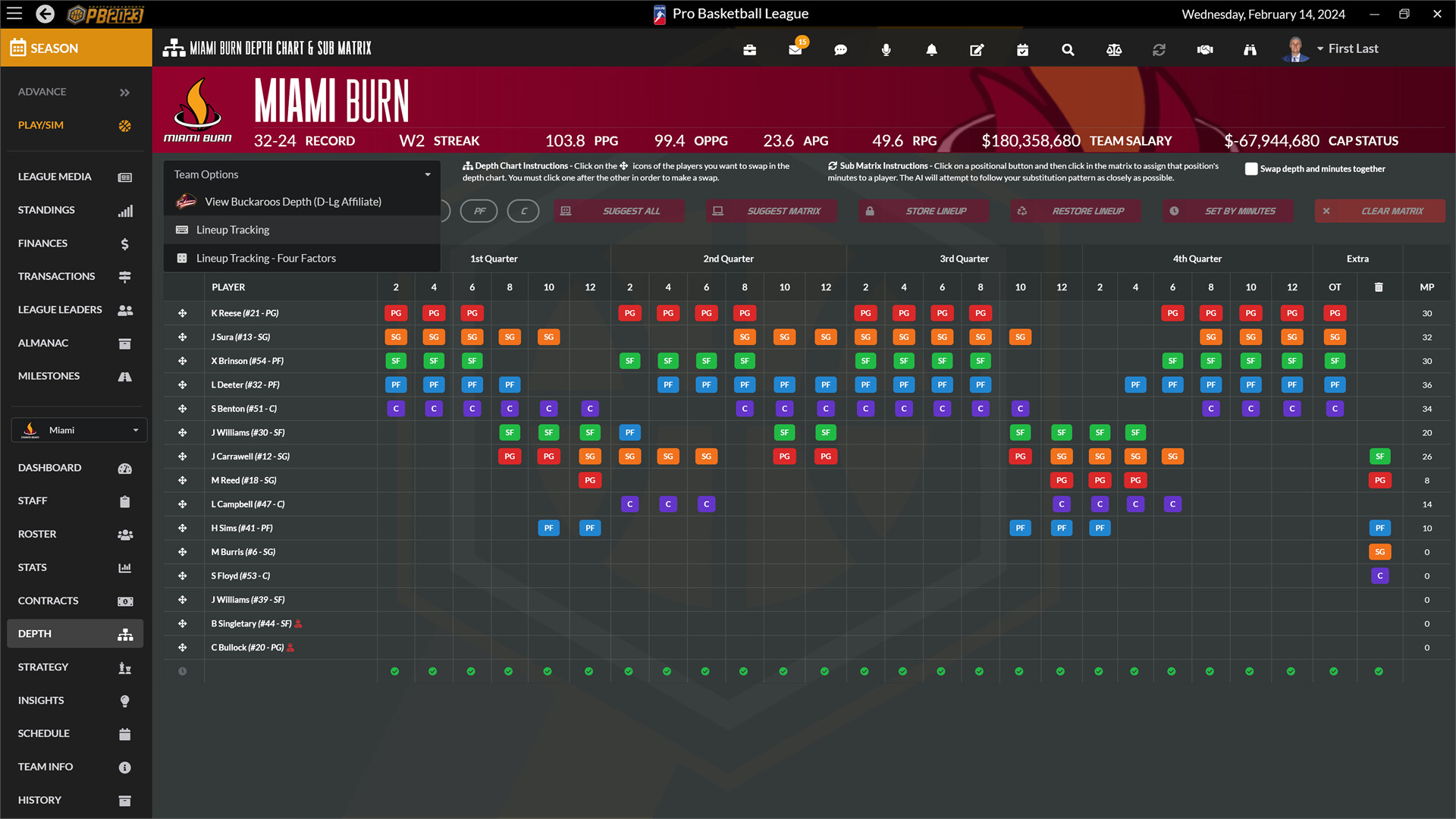 Draft Day Sports: Pro Basketball 2023 screenshot 13