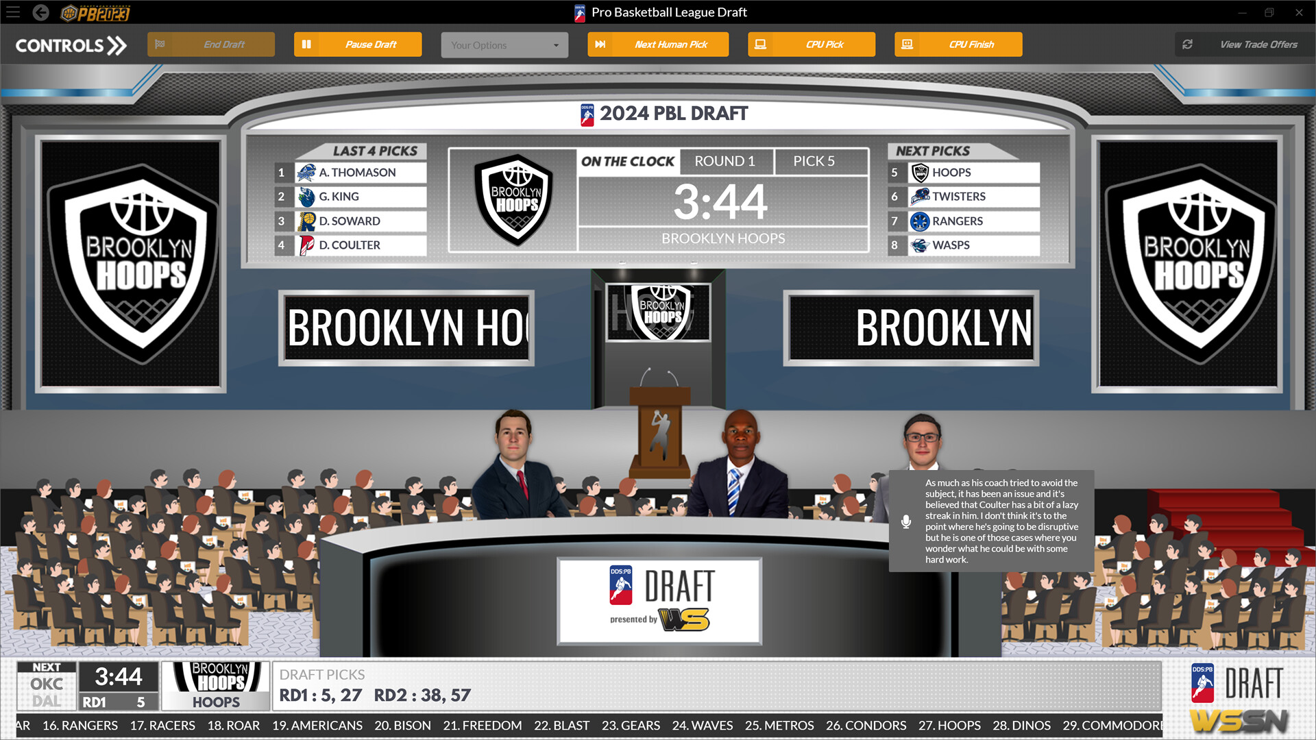 Draft Day Sports: Pro Basketball 2023 screenshot 3