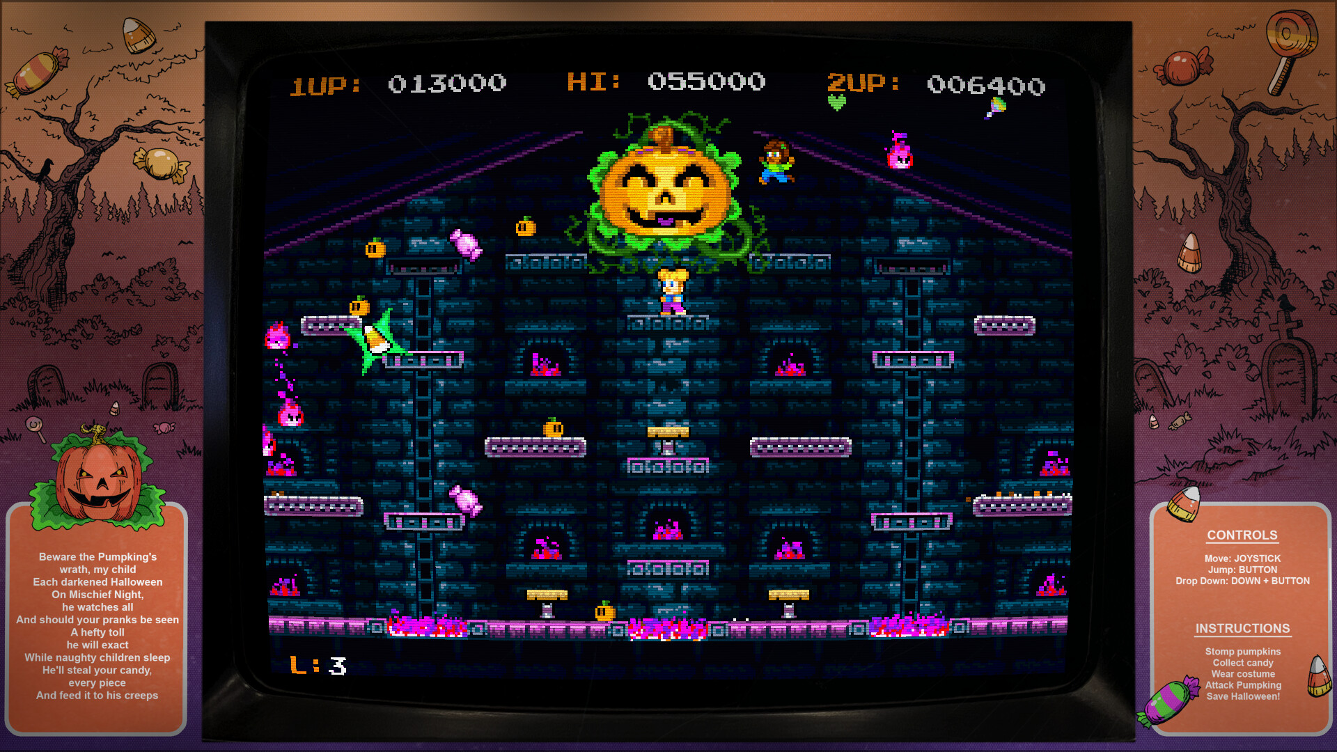 Digital Eclipse Arcade: Candy Creeps screenshot 5