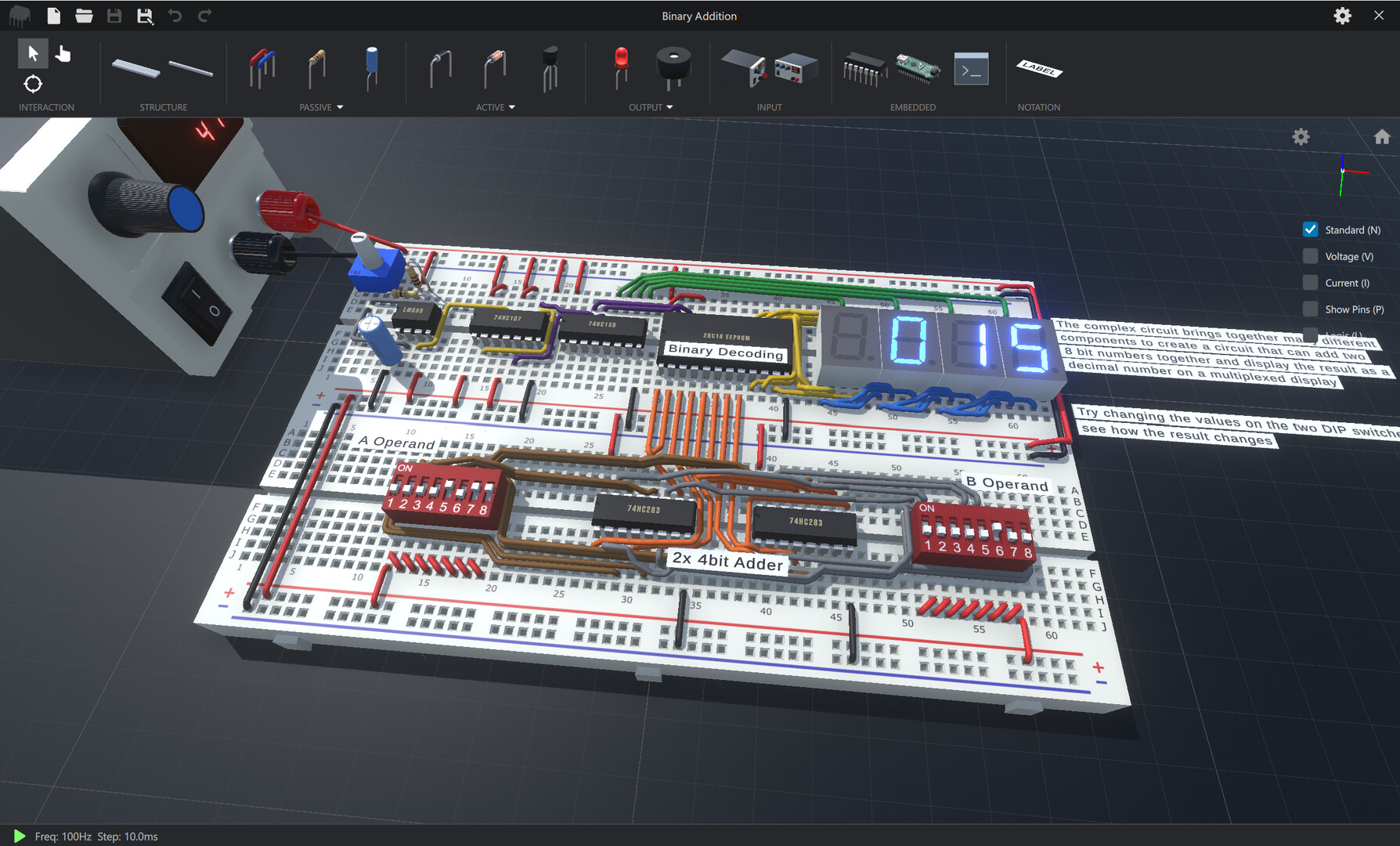 CRUMB Circuit Simulator screenshot 5