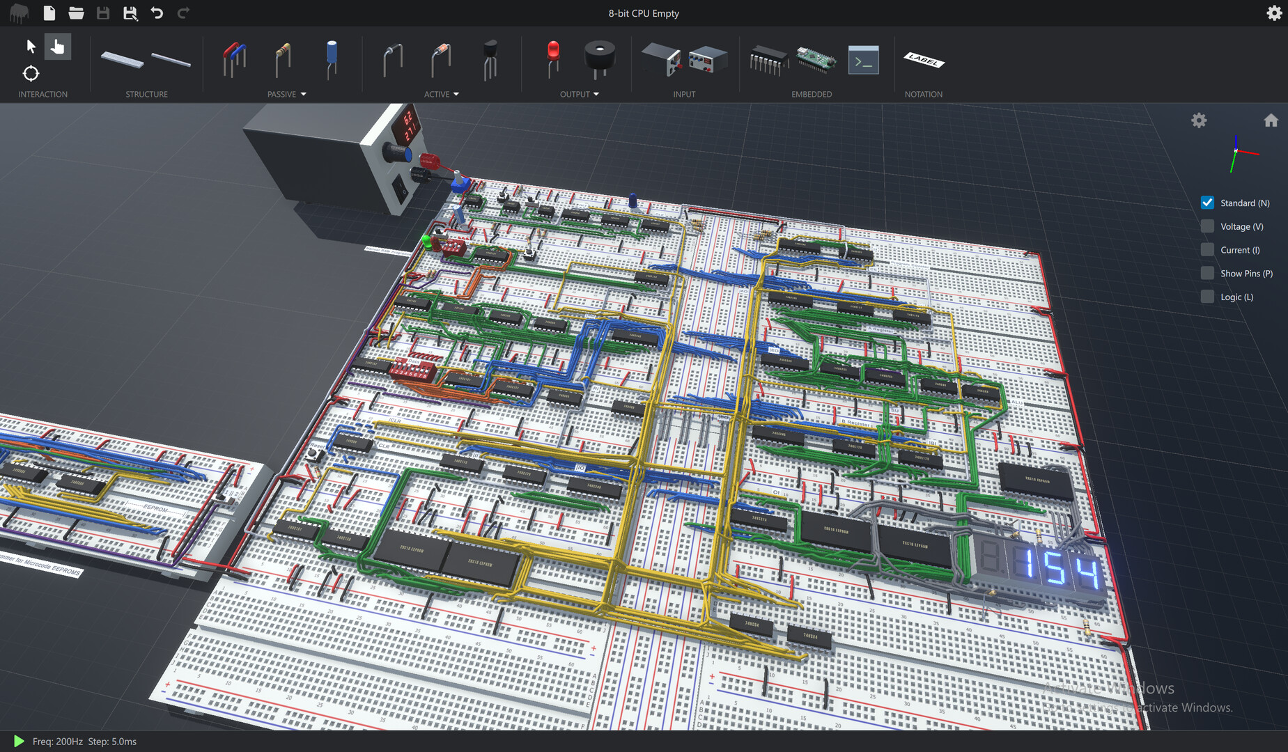 CRUMB Circuit Simulator screenshot 1