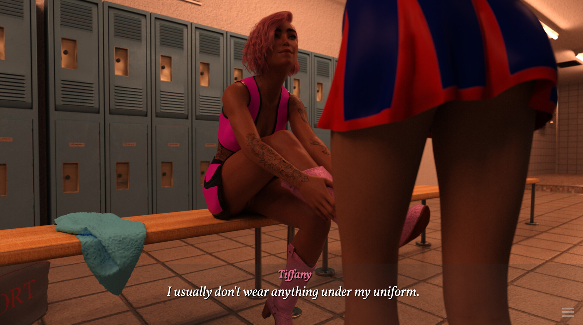 Futanari Sex - Locker Room Affair screenshot 3