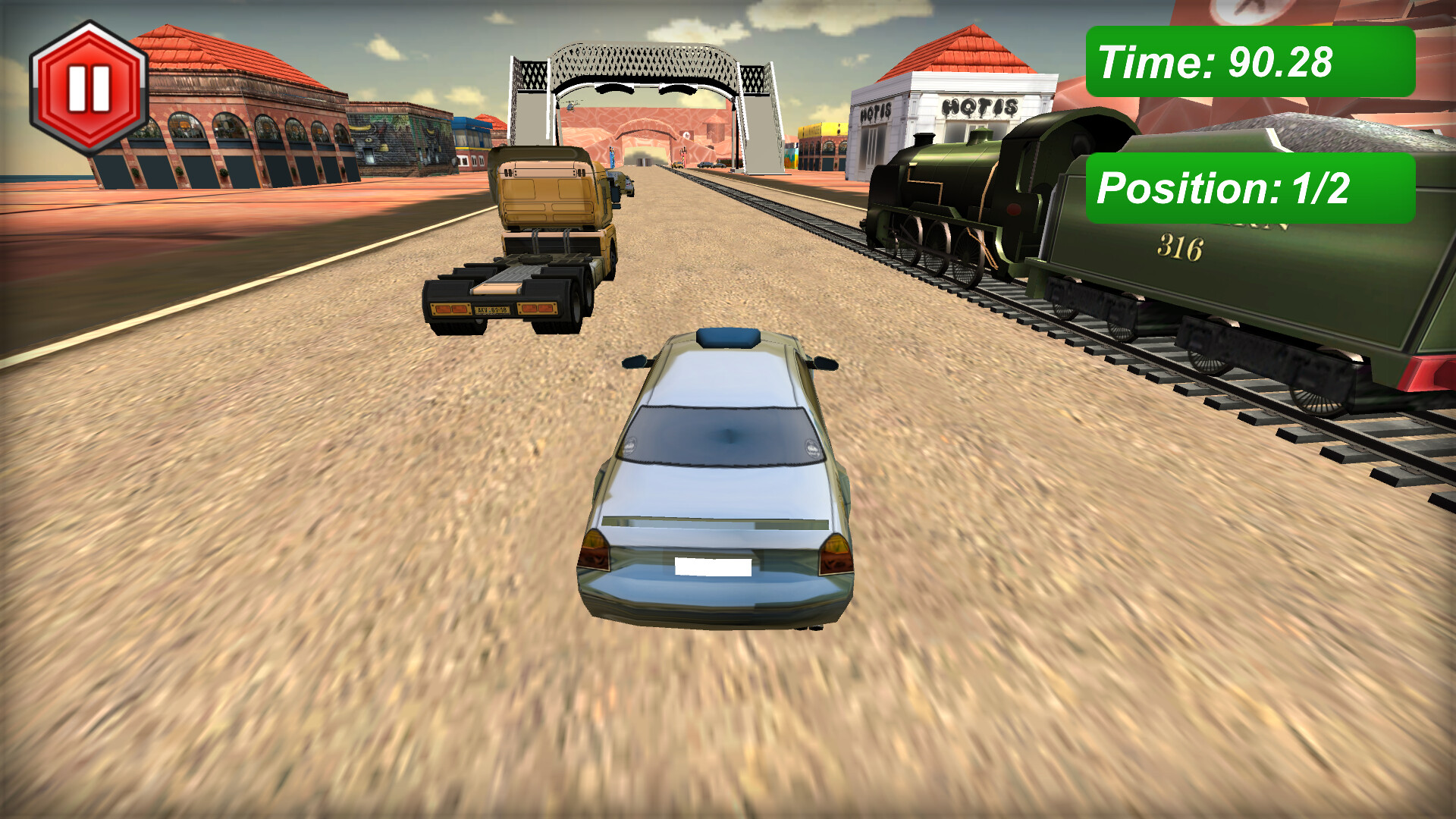 Cars vs Train screenshot 1