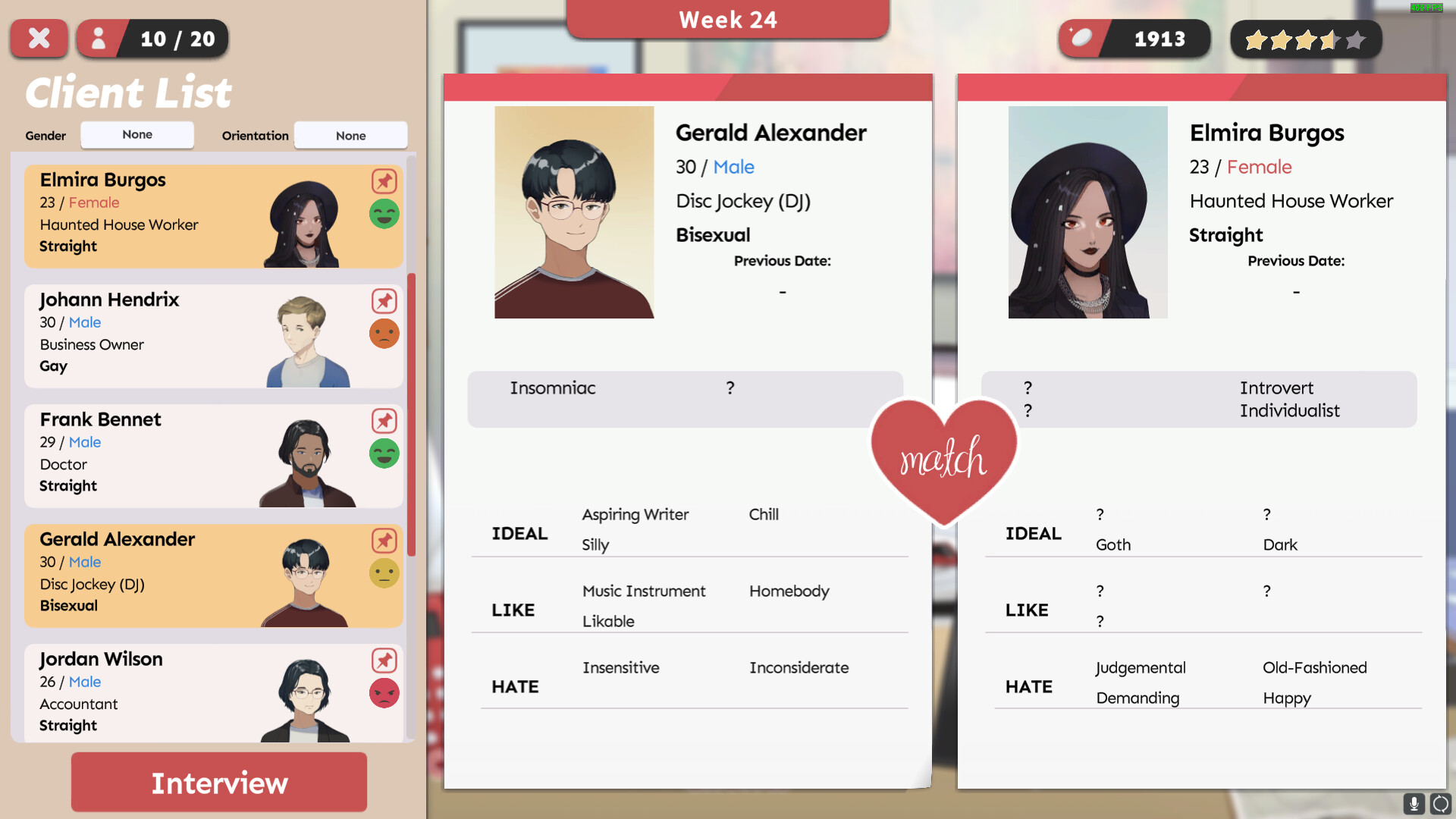 Matchmaker Agency screenshot 2
