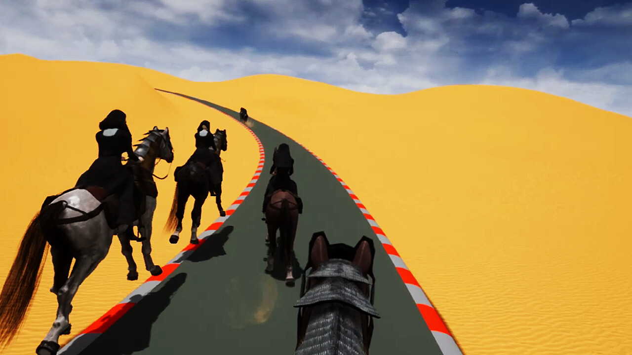 VR Hourse Racing Sweetie screenshot 3