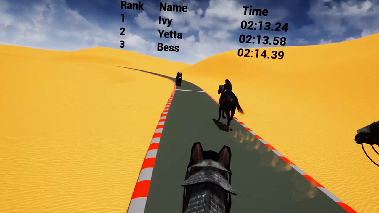 VR Hourse Racing Sweetie screenshot 2