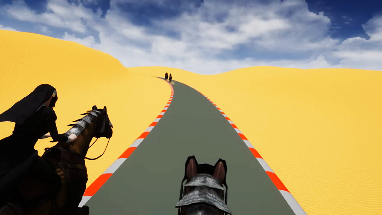 VR Hourse Racing Sweetie screenshot 4
