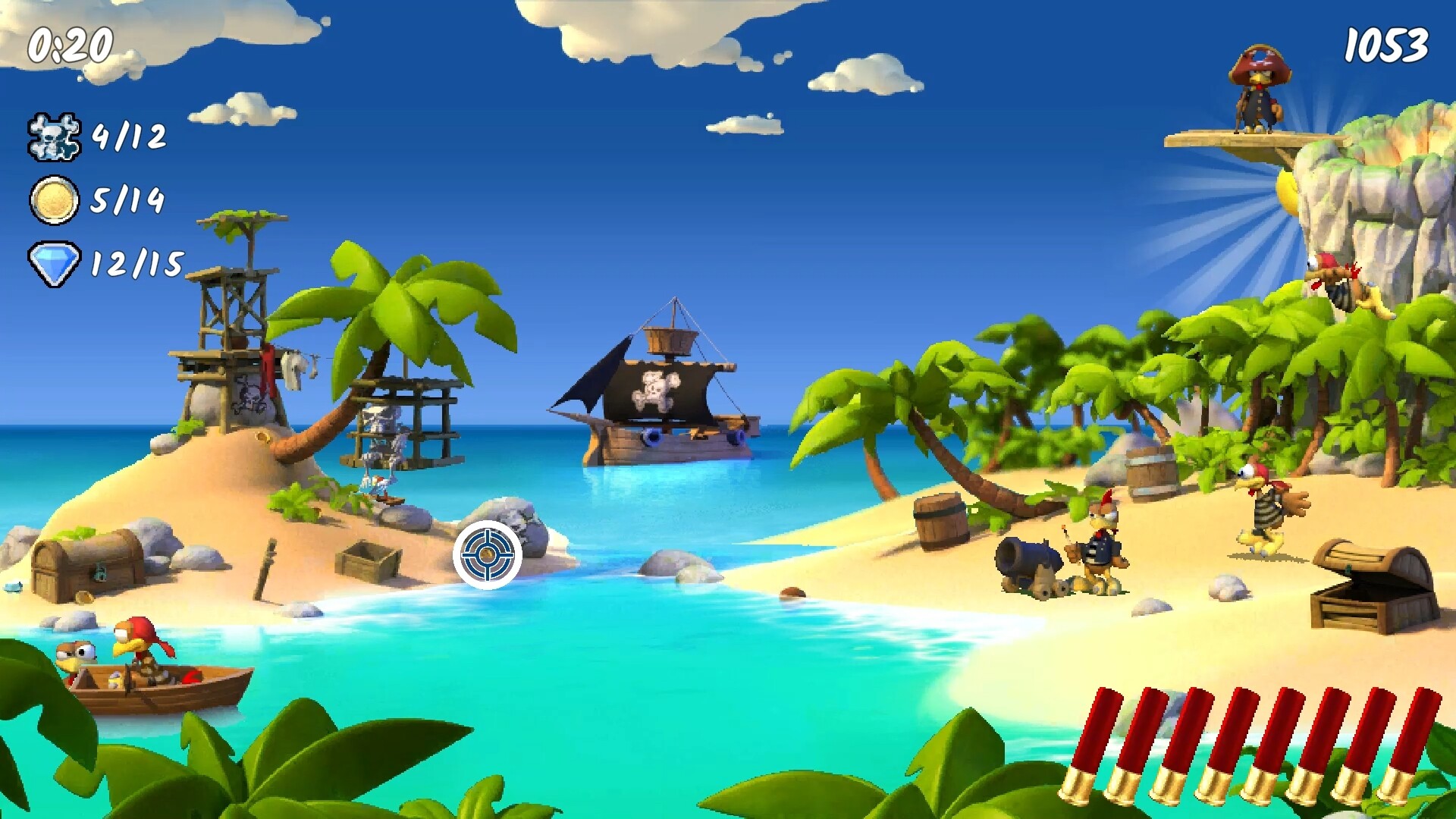 Moorhuhn Piraten - Crazy Chicken Pirates screenshot 5