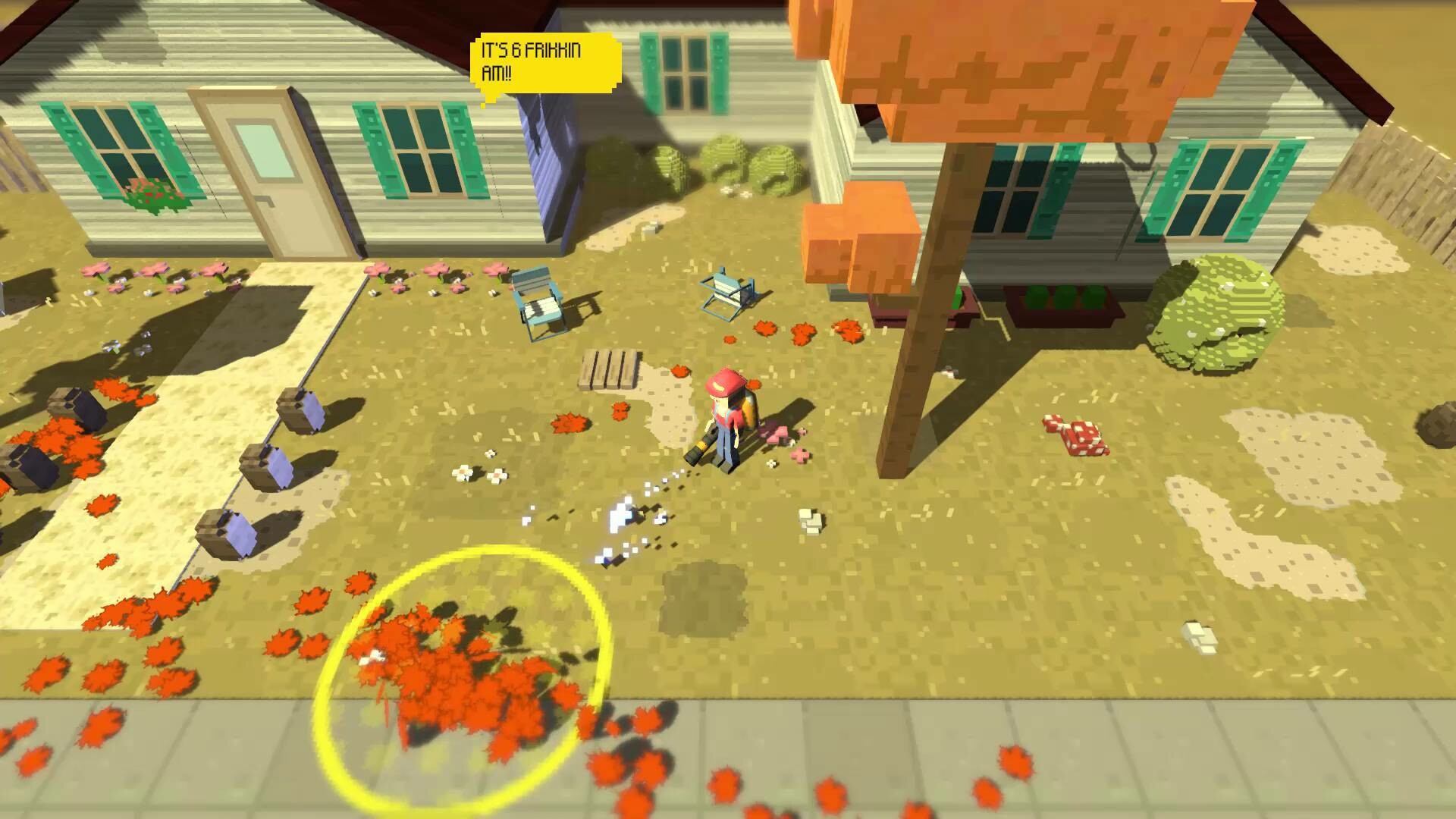Leaf Blower Man: This Game Blows! screenshot 1