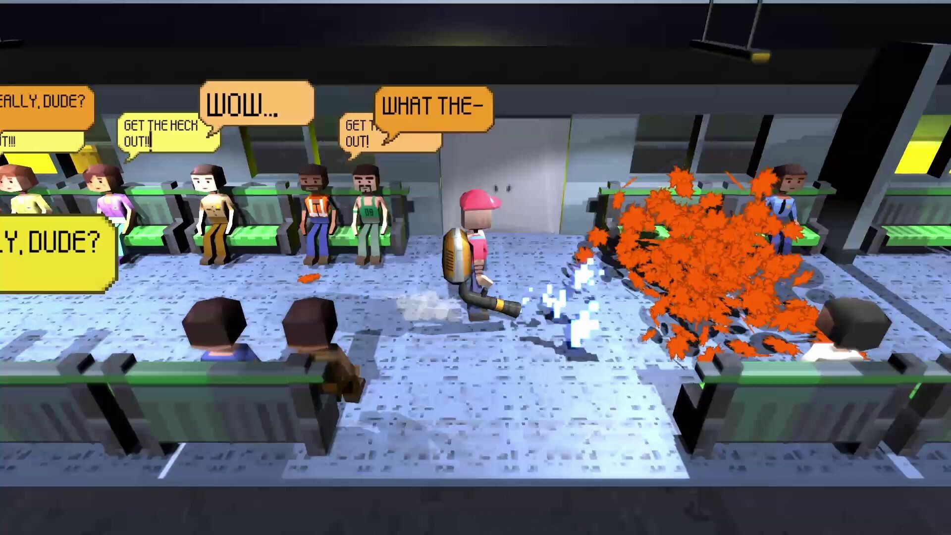 Leaf Blower Man: This Game Blows! screenshot 2