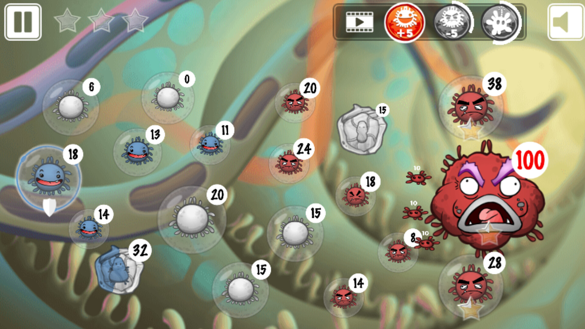 NanoWar: Cells VS Virus screenshot 5