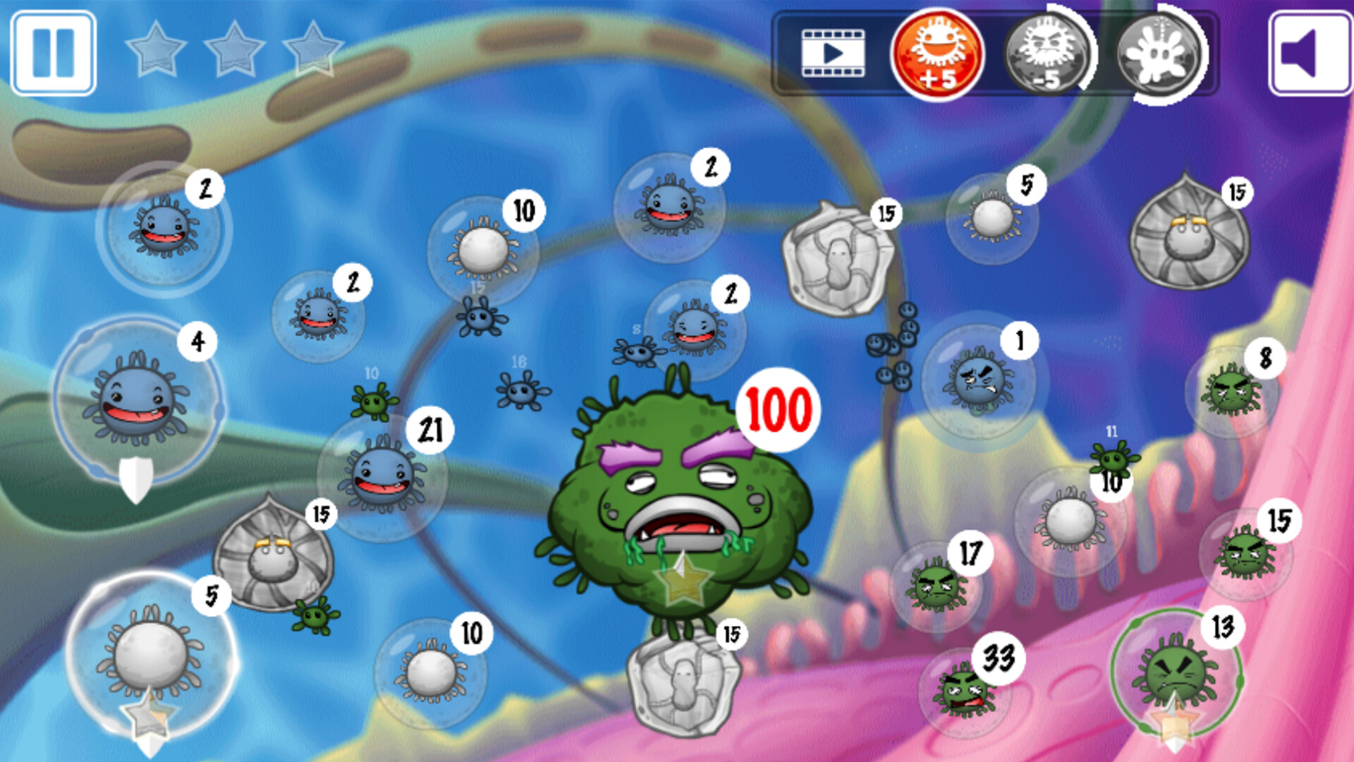 NanoWar: Cells VS Virus screenshot 2