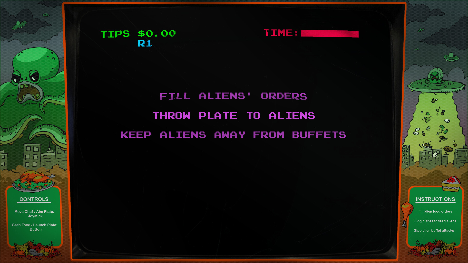 Digital Eclipse Arcade: Invasion of the Buffet Snatchers screenshot 2