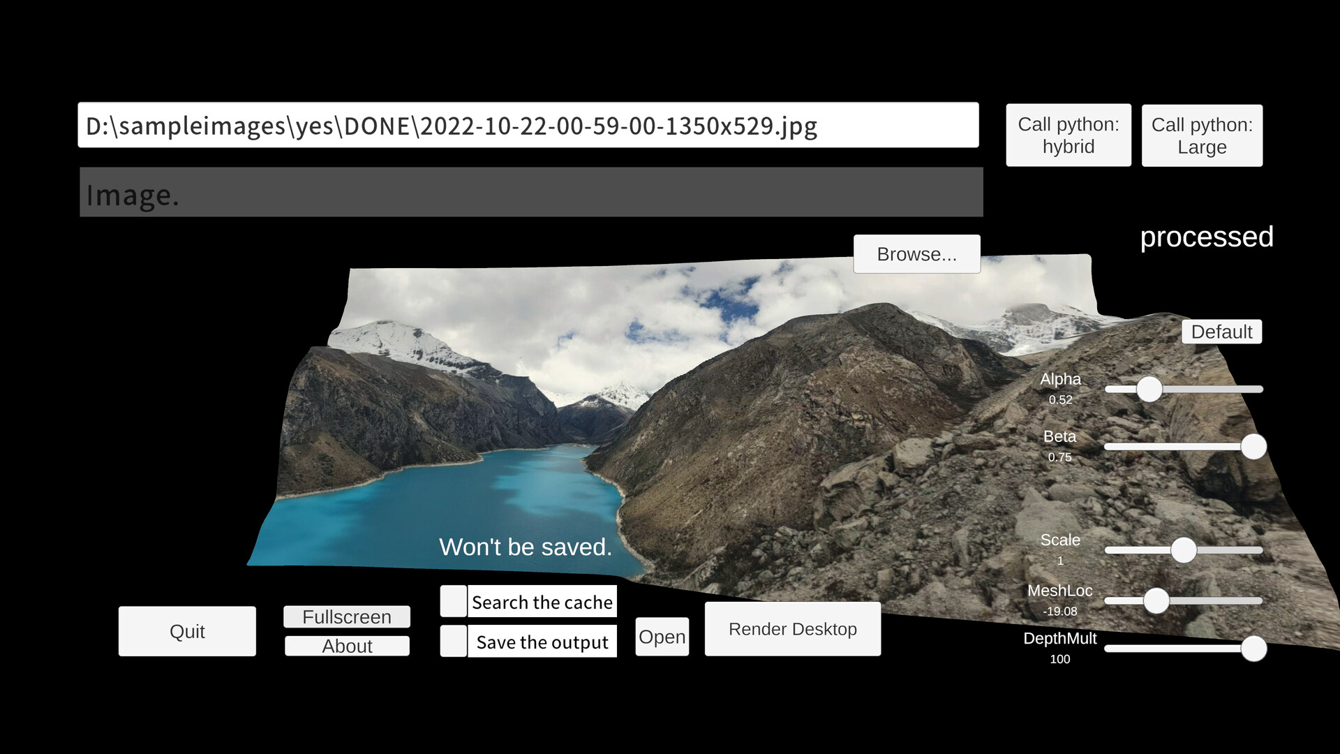DepthViewer screenshot 1