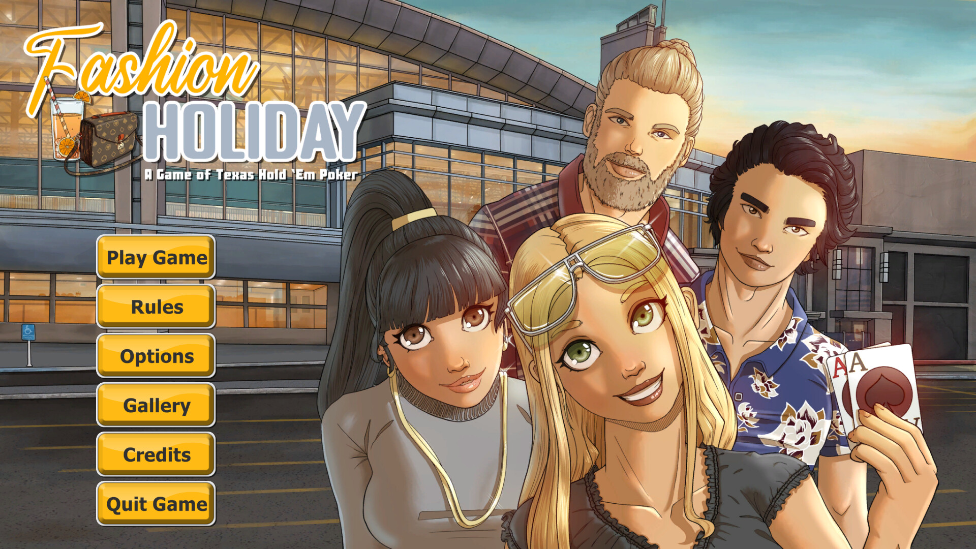 Fashion Holiday: A Game of Texas Hold 'Em screenshot 1