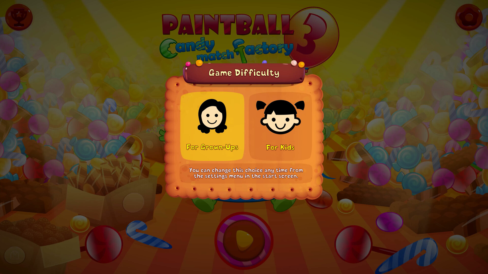 Paintball 3 - Candy Match Factory screenshot 2