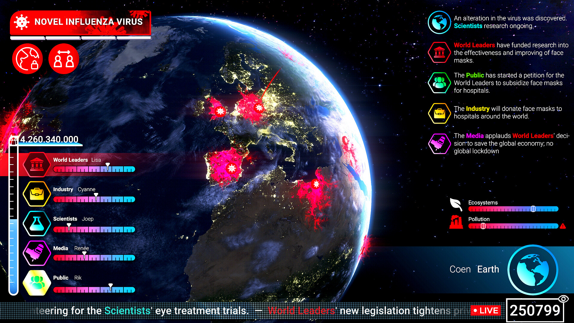 Project Planet - Earth vs Humanity screenshot 1