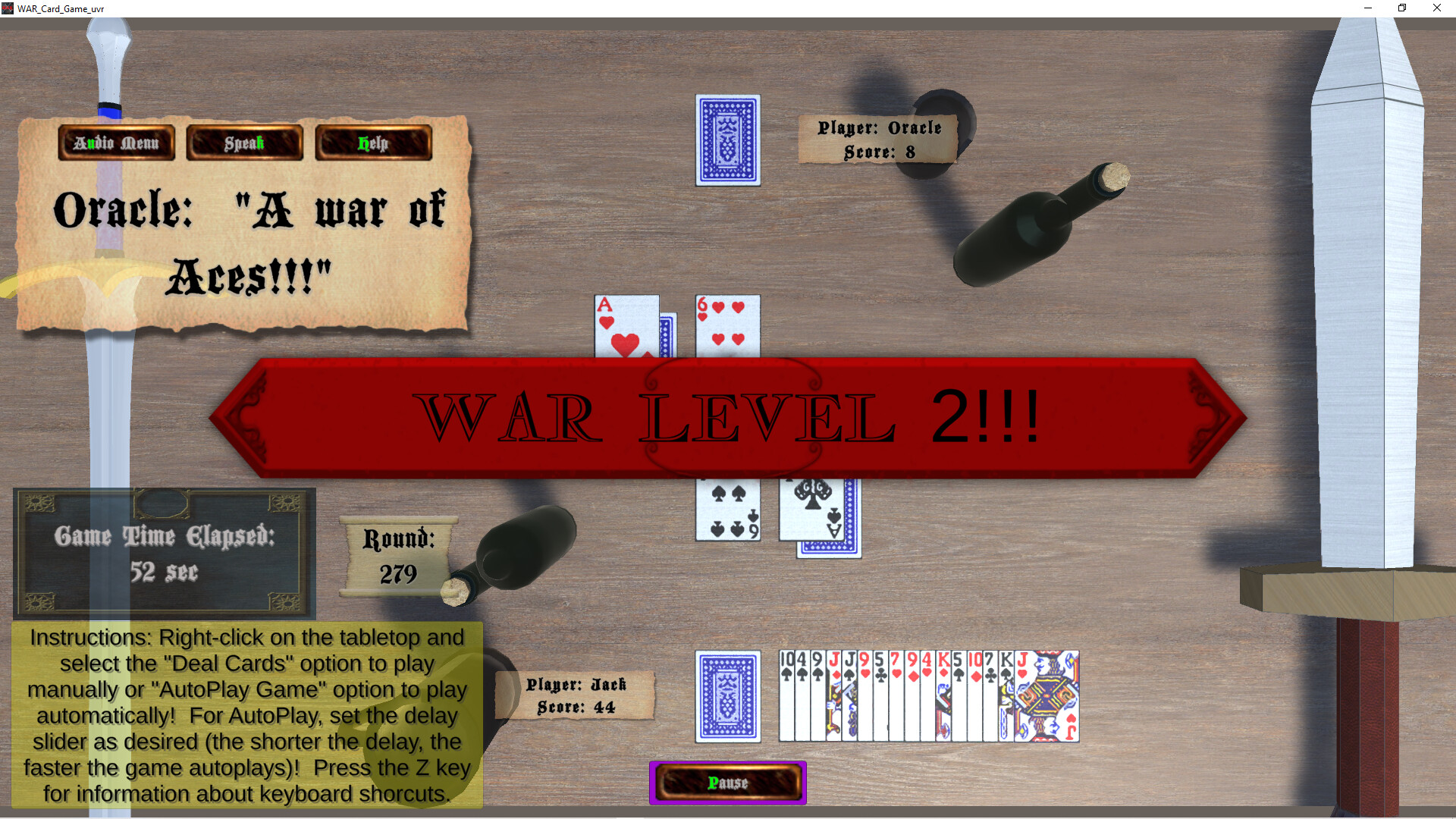 WAR Card Game_uvr screenshot 4