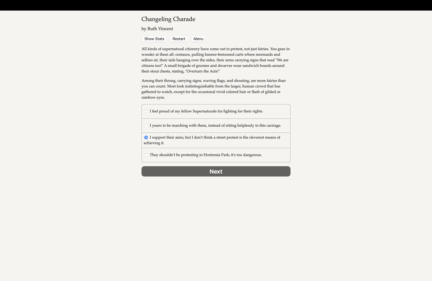 Changeling Charade screenshot 4