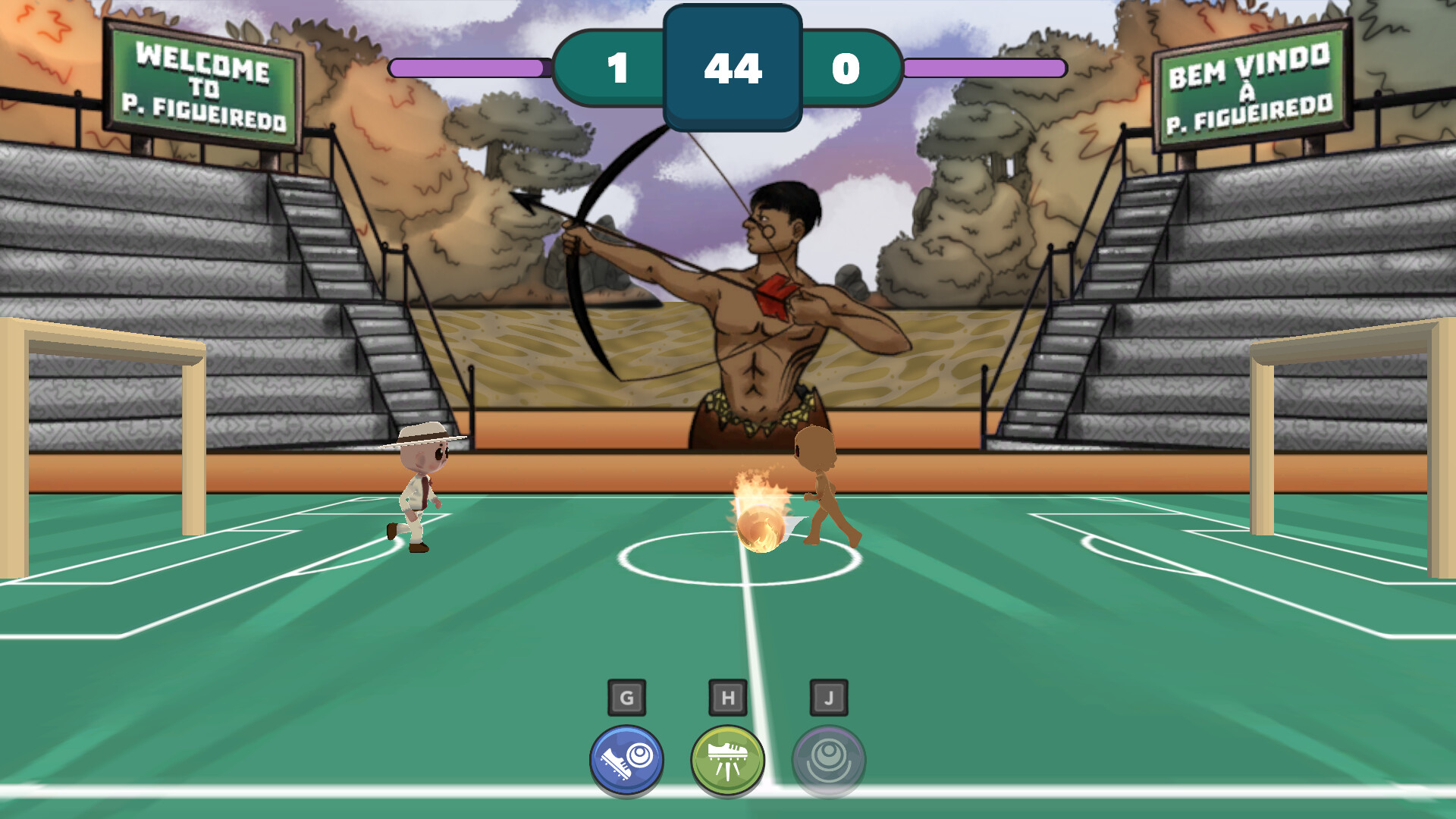 Lendas do Pebol: Mythic Football screenshot 1