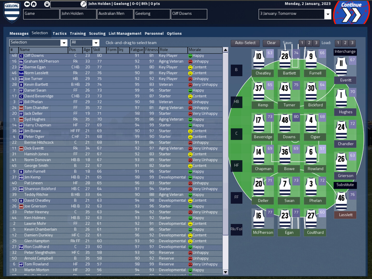 Australian Football Coach 2023-24 screenshot 3
