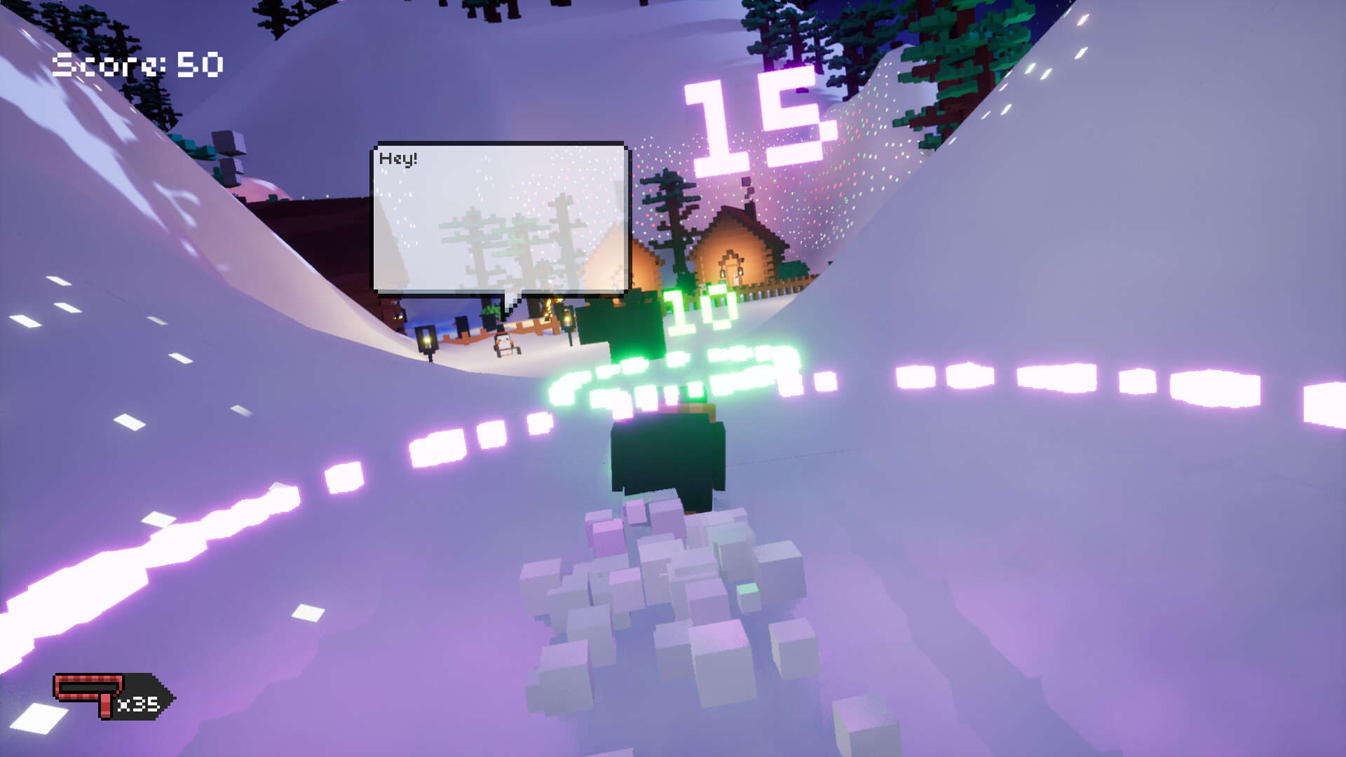 Christmas Luge screenshot 2