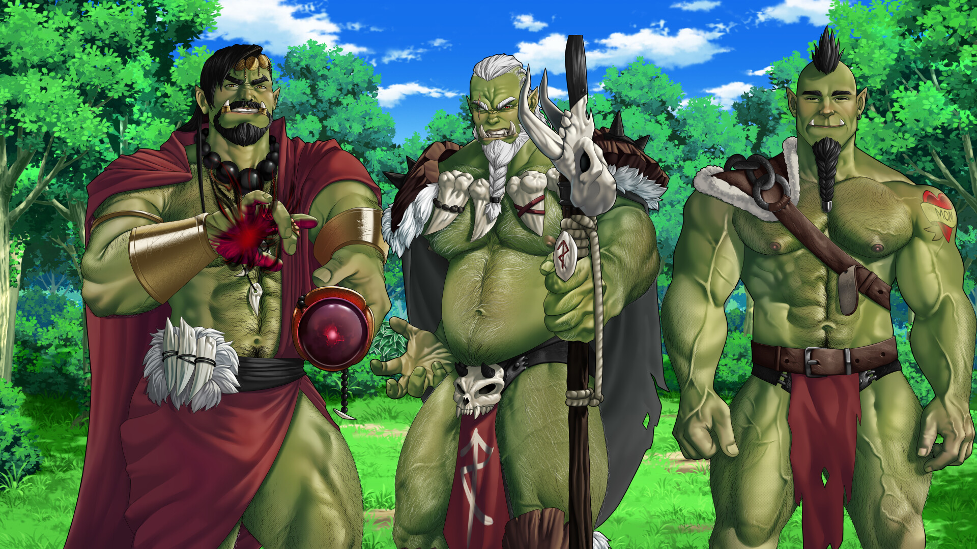 Orc Covenant: Gay Bara Orc Visual Novel screenshot 3