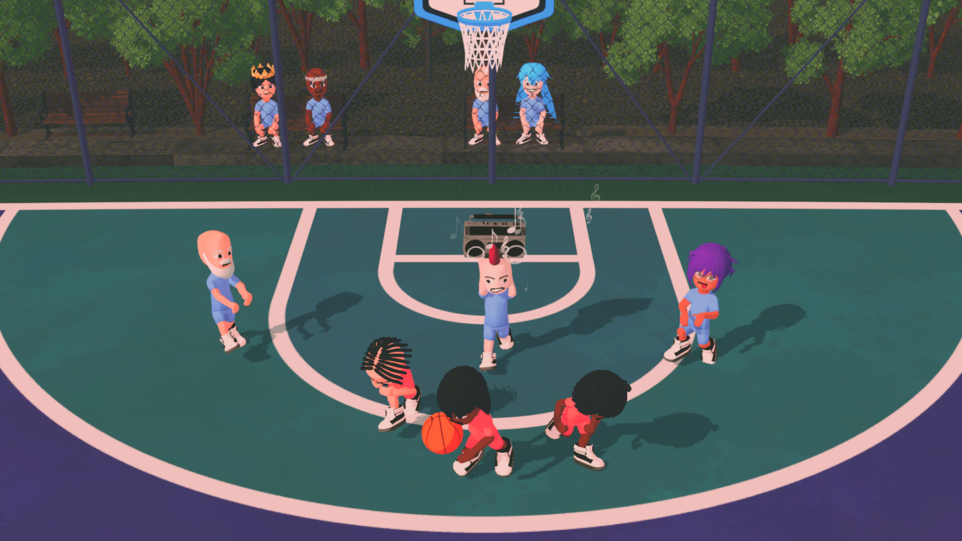 Hoop Fighters: Party Basketball screenshot 3