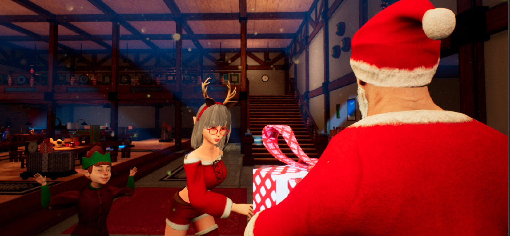 Christmas Land: Opposite Worlds screenshot 1