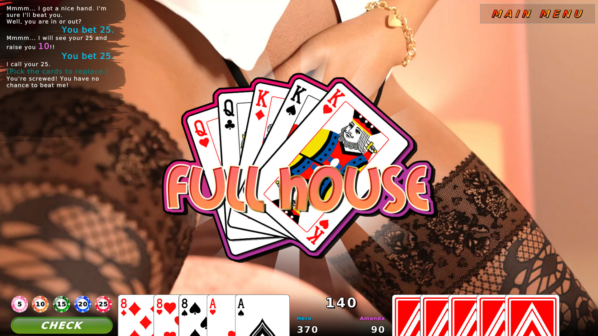 Spicy Strip Poker screenshot 9