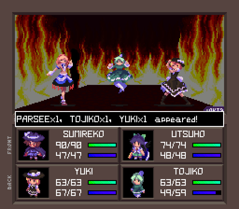Touhou Artificial Dream in Arcadia screenshot 2