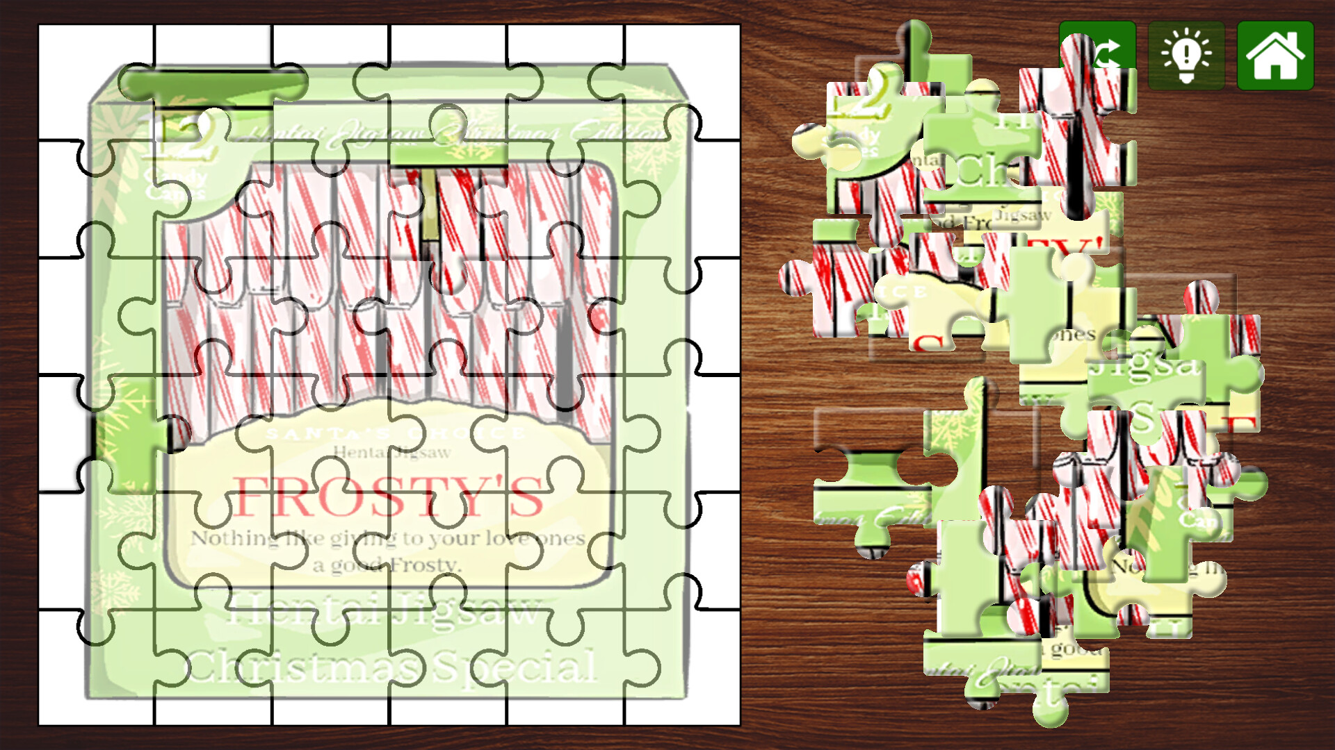 Hentai Jigsaw Puzzle Collection: Christmas Edition screenshot 2