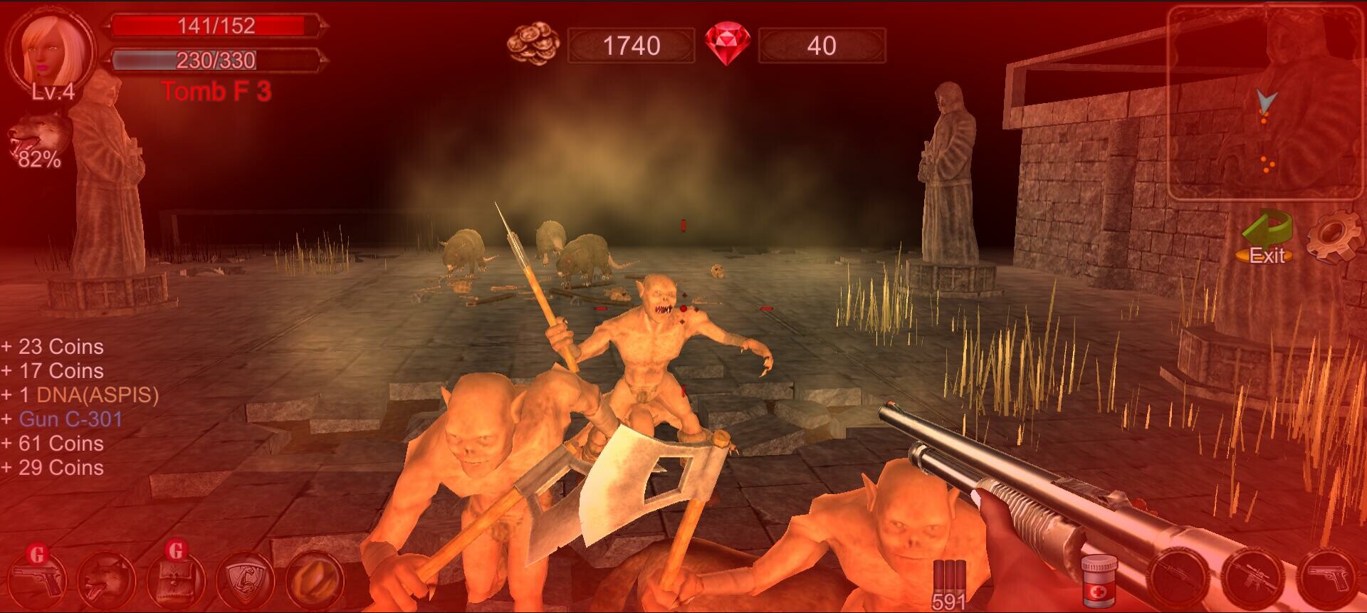 Dungeon Shooter : Dark Temple screenshot 4