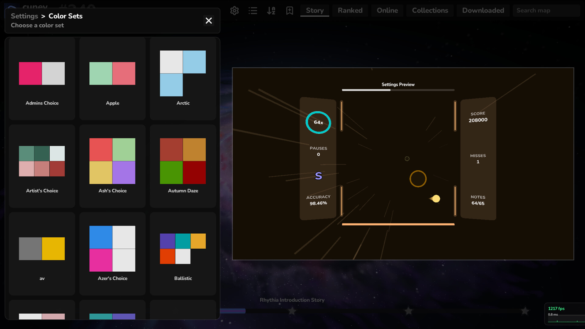 Rhythia screenshot 1