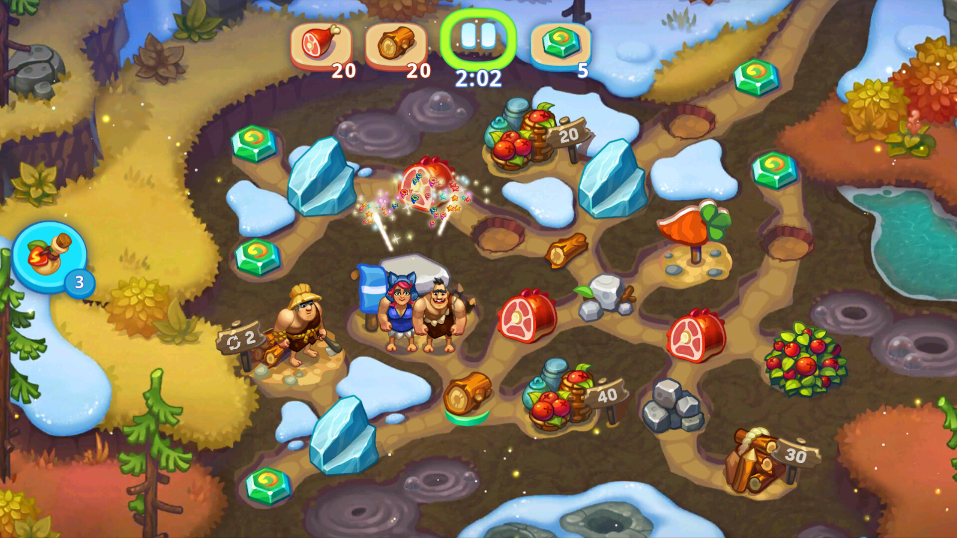 Tribe Dash - Stone Age Time Management screenshot 6