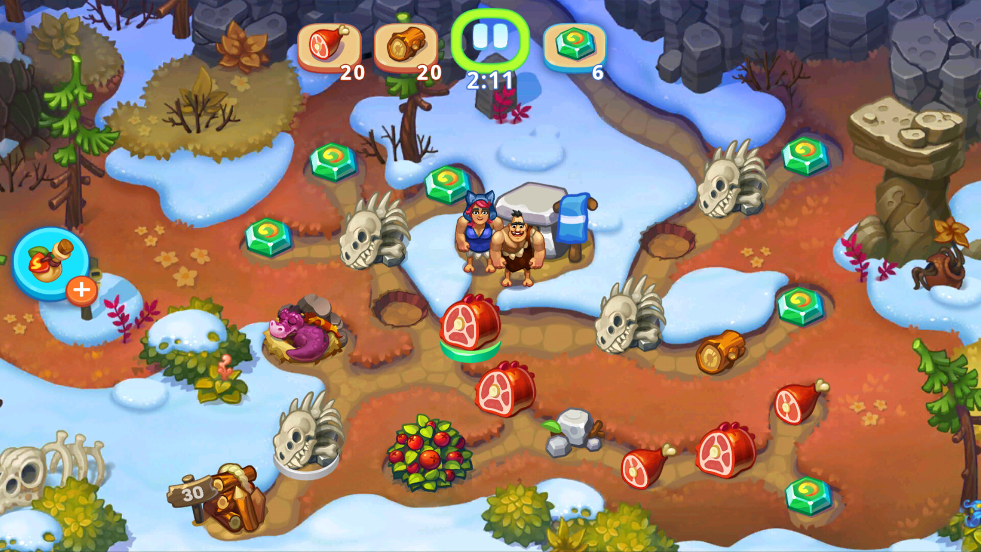 Tribe Dash - Stone Age Time Management screenshot 4